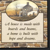 Hope and Dreams 1 Black Framed Print Wall Art - Homeroots - Flyclothing LLC