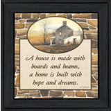 Hope and Dreams 1 Black Framed Print Wall Art - Homeroots - Flyclothing LLC
