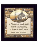 Hope and Dreams 2 Black Framed Print Wall Art - Homeroots - Flyclothing LLC
