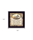 Hope and Dreams 2 Black Framed Print Wall Art - Homeroots - Flyclothing LLC