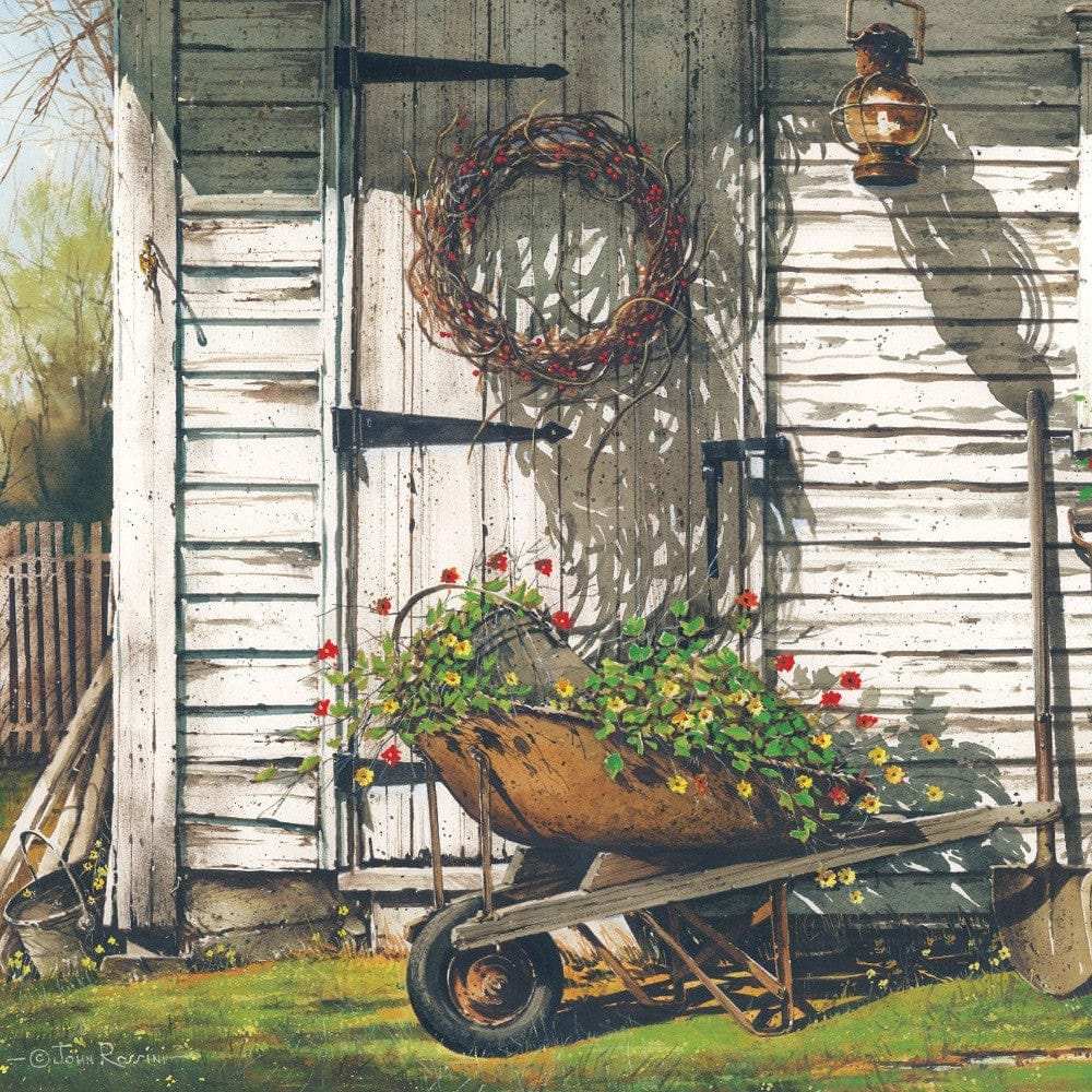 Spring Cleaning 3 Black Framed Print Wall Art - Homeroots - Flyclothing LLC