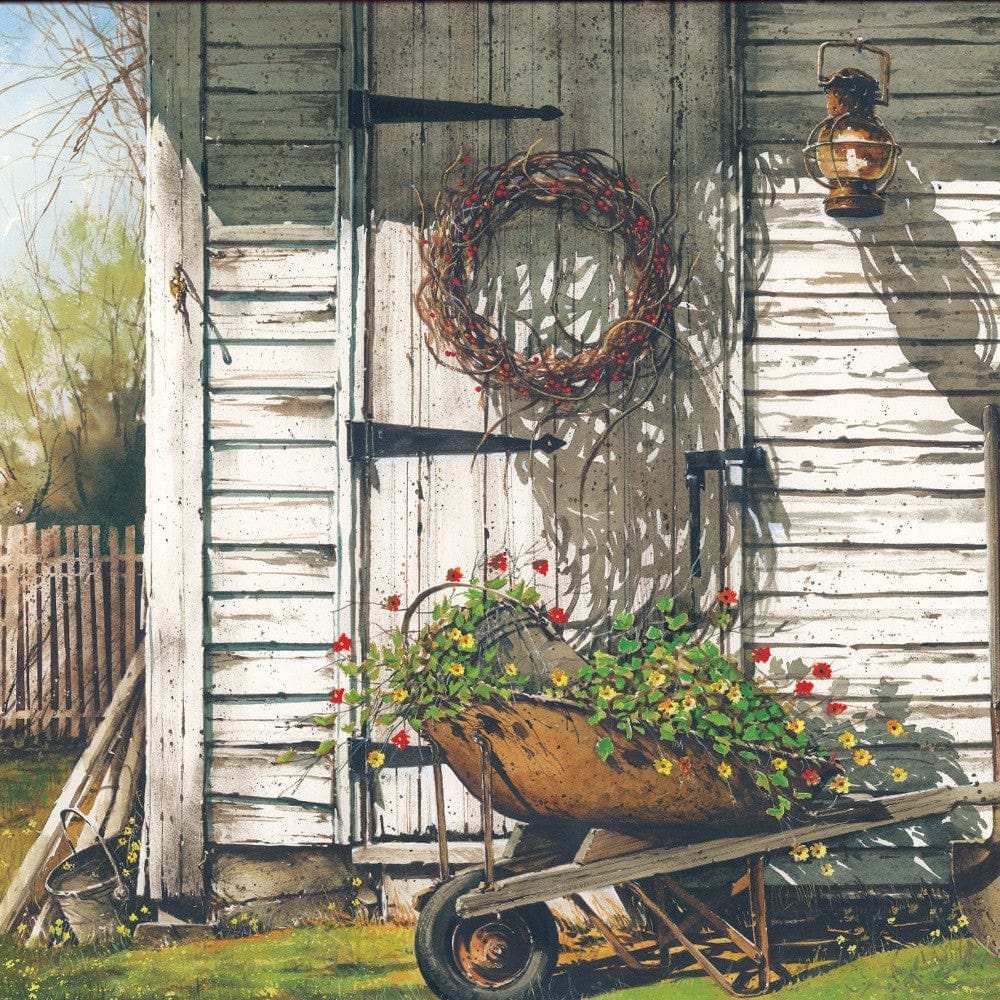 Spring Cleaning 4 Black Framed Print Wall Art - Homeroots - Flyclothing LLC