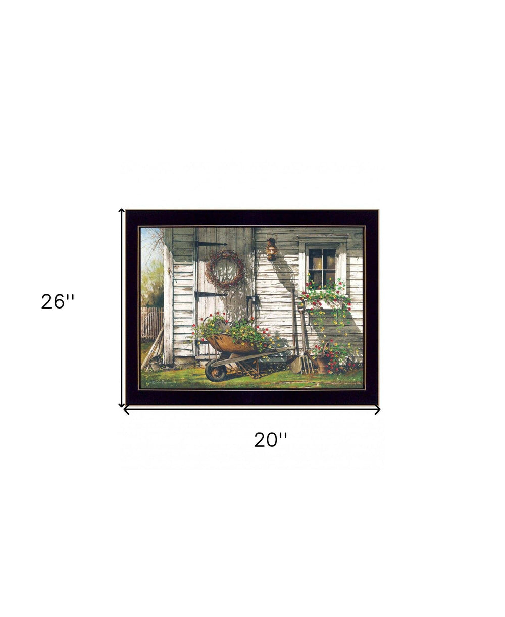Spring Cleaning 4 Black Framed Print Wall Art - Homeroots - Flyclothing LLC