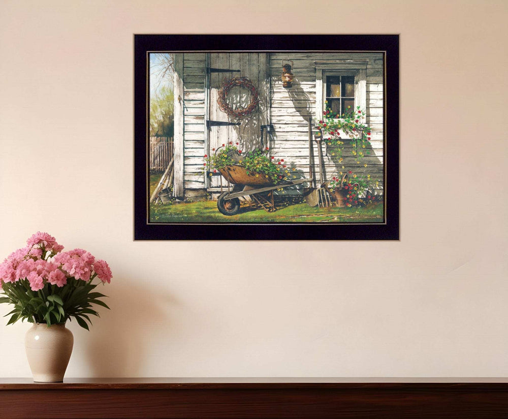 Spring Cleaning 4 Black Framed Print Wall Art - Homeroots - Flyclothing LLC
