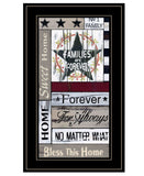 Families are Forever 4 Black Framed Print Wall Art - Homeroots - Flyclothing LLC