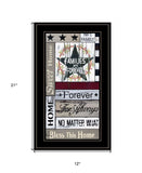 Families are Forever 4 Black Framed Print Wall Art - Homeroots - Flyclothing LLC