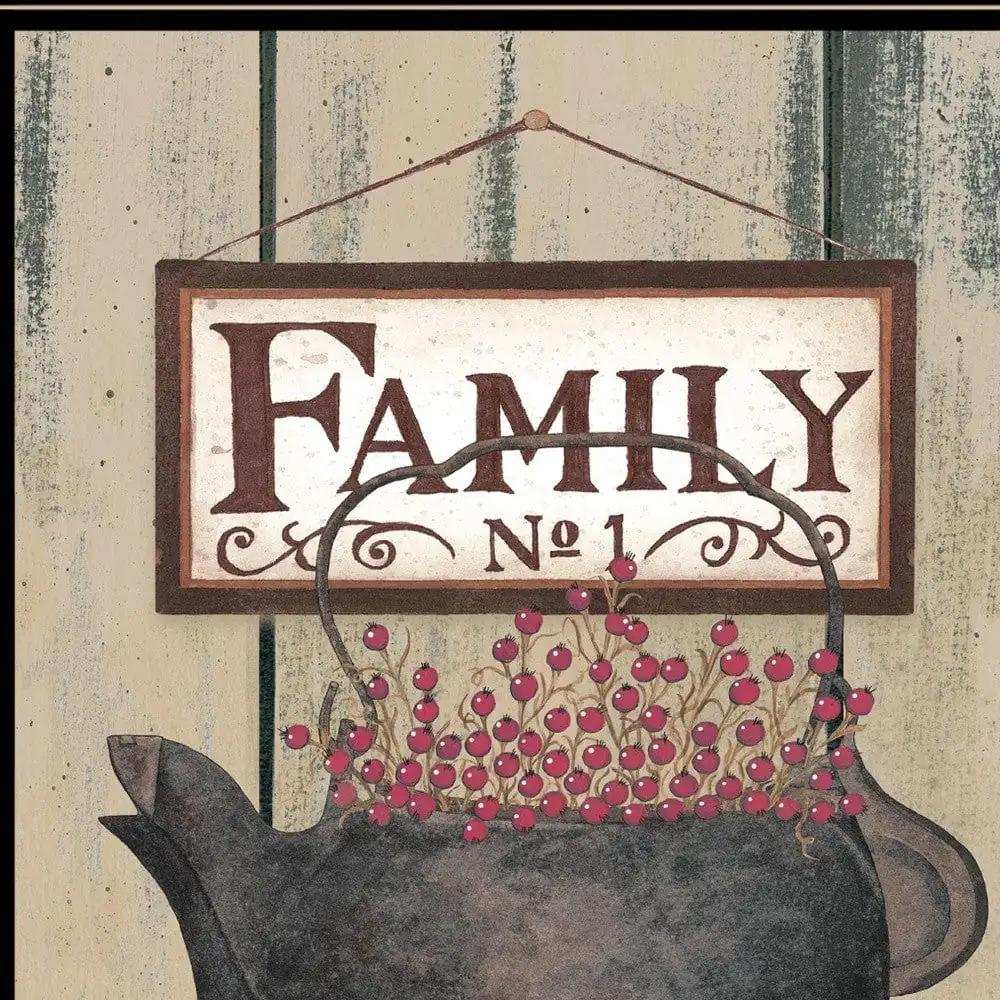FAMILY NO1 Black Framed Print Wall Art - Homeroots - Flyclothing LLC