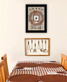 Count your Blessings 2 Black Framed Print Wall Art - Homeroots - Flyclothing LLC