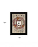 Count your Blessings 2 Black Framed Print Wall Art - Homeroots - Flyclothing LLC