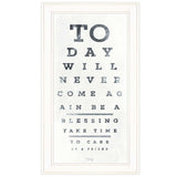 Eye Chart I 2 White Framed Print Wall Art - Homeroots - Flyclothing LLC