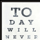 Eye Chart I 3 Black Framed Print Wall Art - Homeroots - Flyclothing LLC