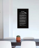 Life Lessons 4 Black Framed Print Wall Art - Homeroots - Flyclothing LLC