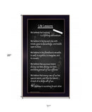 Life Lessons 5 Black Framed Print Wall Art - Homeroots - Flyclothing LLC
