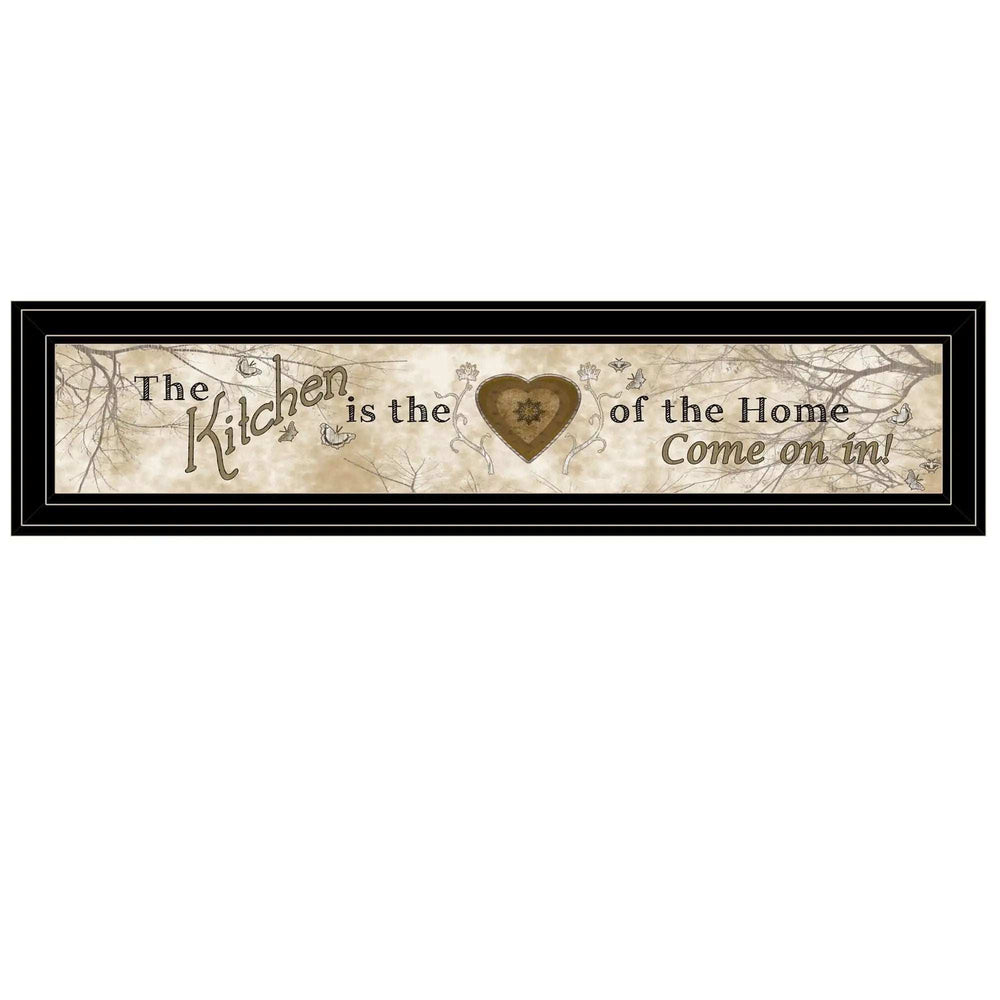 Love of Nature Kitchen or Heart of Then Home 2 Black Framed Print Kitchen Wall Art - Homeroots - Flyclothing LLC