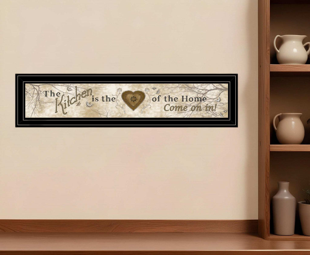 Love of Nature Kitchen or Heart of Then Home 2 Black Framed Print Kitchen Wall Art - Homeroots - Flyclothing LLC