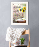 Sharing Sunshine 2 White Framed Print Wall Art - Homeroots - Flyclothing LLC