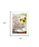 Sharing Sunshine 2 White Framed Print Wall Art - Homeroots - Flyclothing LLC