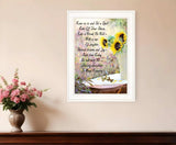 Sharing Sunshine 2 White Framed Print Wall Art - Homeroots - Flyclothing LLC