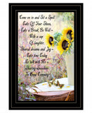 Sharing Sunshine 1 Black Framed Print Wall Art - Homeroots - Flyclothing LLC