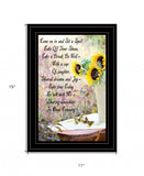 Sharing Sunshine 1 Black Framed Print Wall Art - Homeroots - Flyclothing LLC