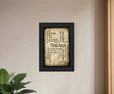 Nina Says 2 Black Framed Print Wall Art - Homeroots - Flyclothing LLC
