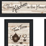 Set Of Three Kitchen Black Framed Prints Kitchen Wall Art - Homeroots - Flyclothing LLC