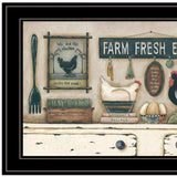 Set Of Two Farm Fresh 2 Black Framed Print Wall Art - Homeroots - Flyclothing LLC