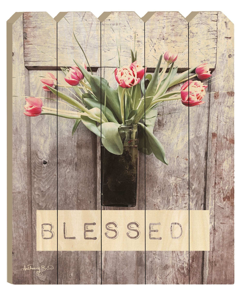 Blessed Tulips Unframed Print Wall Art - Homeroots - Flyclothing LLC