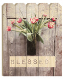 Blessed Tulips Unframed Print Wall Art - Homeroots - Flyclothing LLC