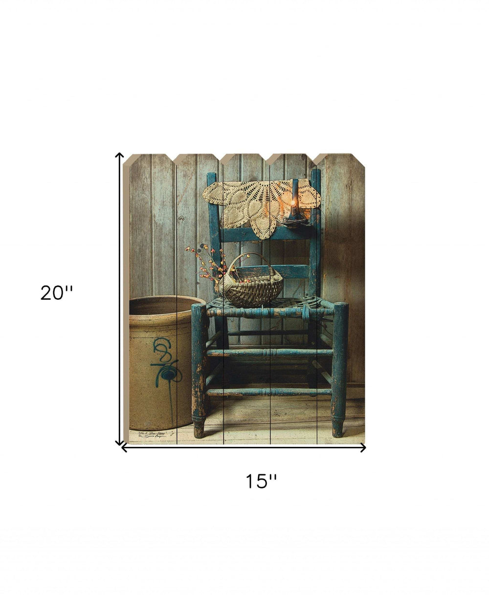 This Old Chair Unframed Print Wall Art - Homeroots - Flyclothing LLC