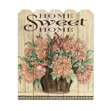Home Sweet Home Peonies Unframed Print Wall Art - Homeroots - Flyclothing LLC