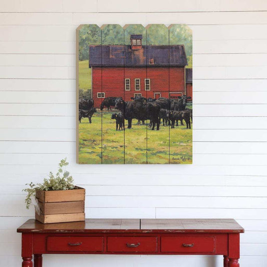 By the Red Barn Unframed Print Wall Art - Homeroots - Flyclothing LLC