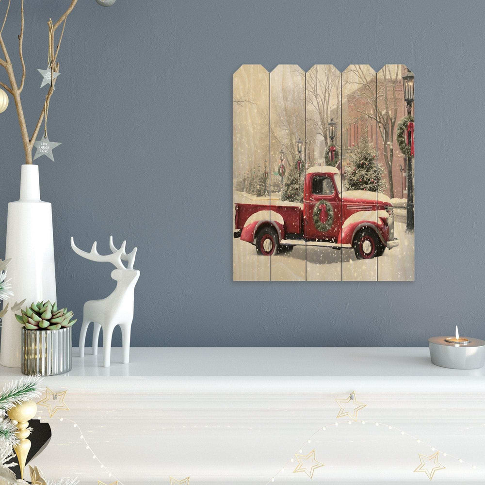 Snowy Day in Wellsboro Unframed Print Wall Art - Homeroots - Flyclothing LLC