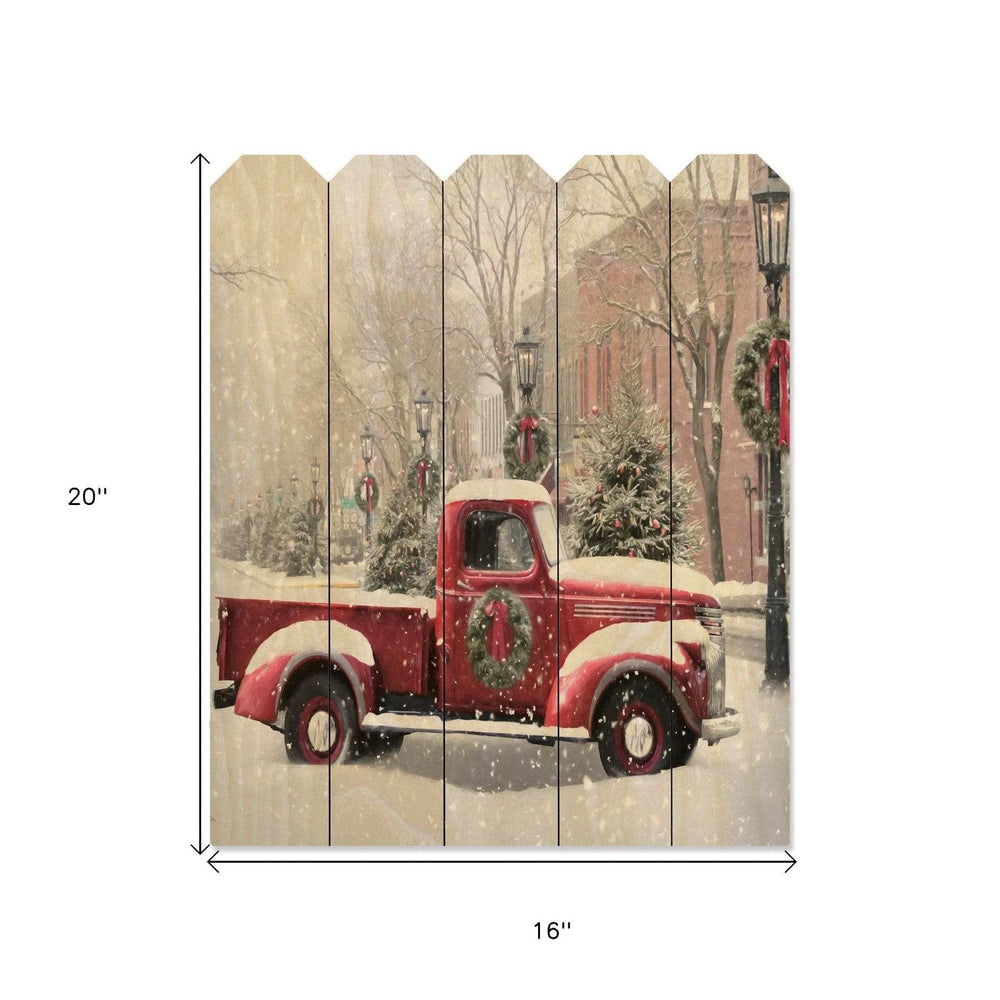 Snowy Day in Wellsboro Unframed Print Wall Art - Homeroots - Flyclothing LLC