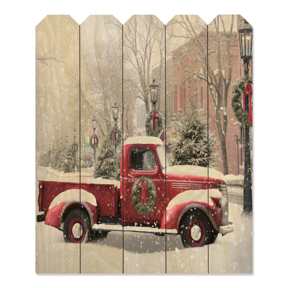 Snowy Day in Wellsboro Unframed Print Wall Art - Homeroots - Flyclothing LLC