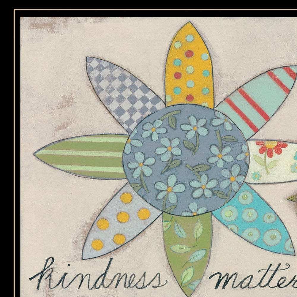 Kindness Matters 2 Black Framed Print Wall Art - Homeroots - Flyclothing LLC