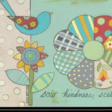 Sow Kindness Scatter Love 2 Black Framed Print Wall Art - Homeroots - Flyclothing LLC