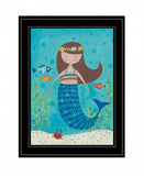 Under the Sea 4 Black Framed Print Wall Art - Homeroots - Flyclothing LLC