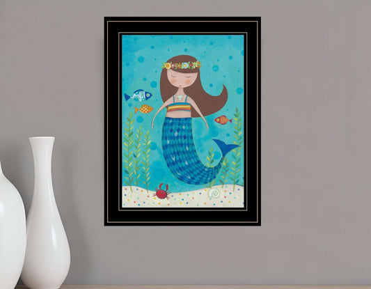 Under the Sea 4 Black Framed Print Wall Art - Homeroots - Flyclothing LLC