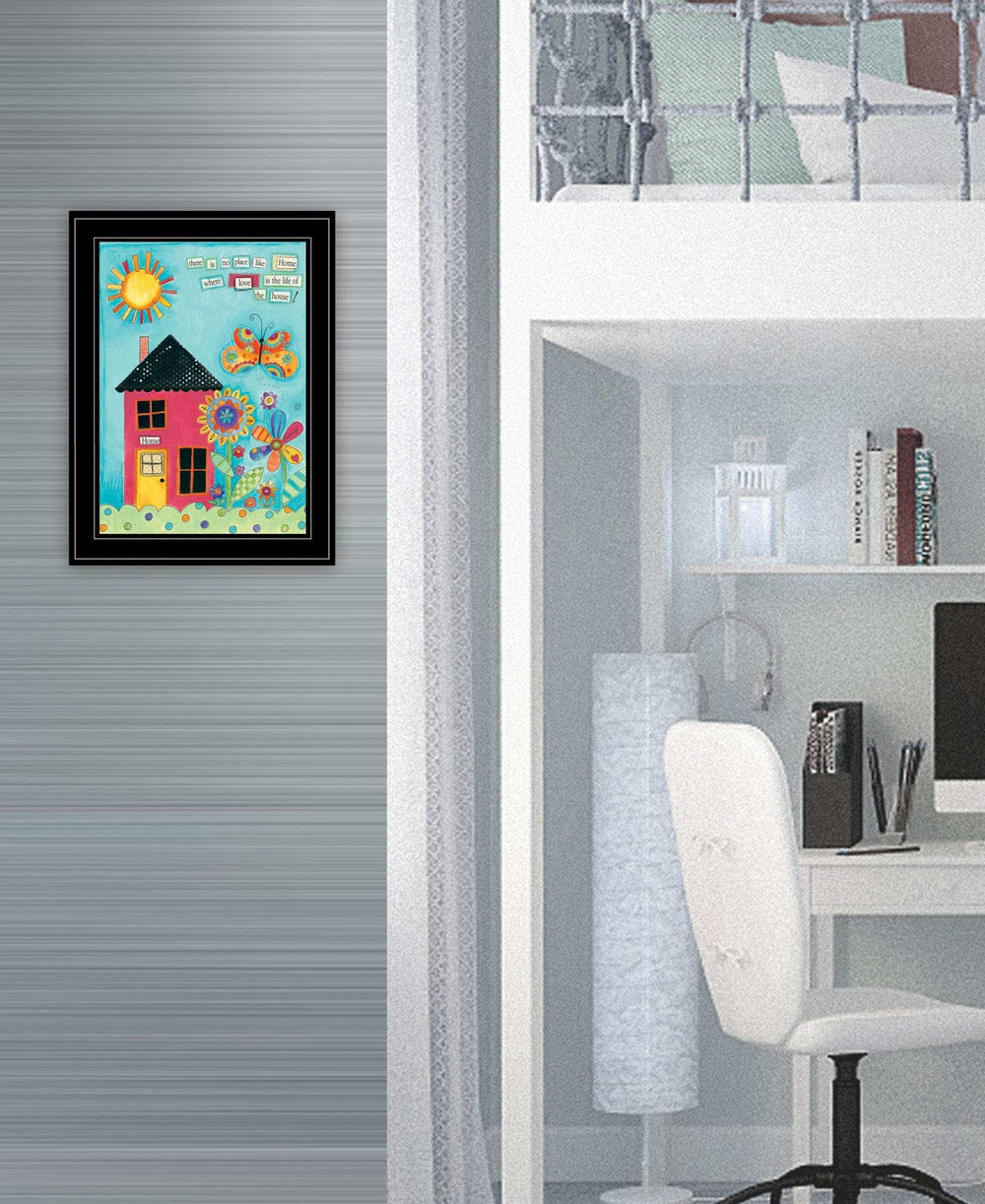 No Place Like Home 2 Black Framed Print Wall Art - Homeroots - Flyclothing LLC