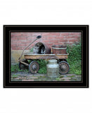 Milk Wagon 3 Black Framed Print Wall Art - Homeroots - Flyclothing LLC