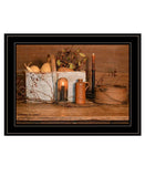Gathering The Harvest 3 Black Framed Print Kitchen Wall Art - Homeroots - Flyclothing LLC