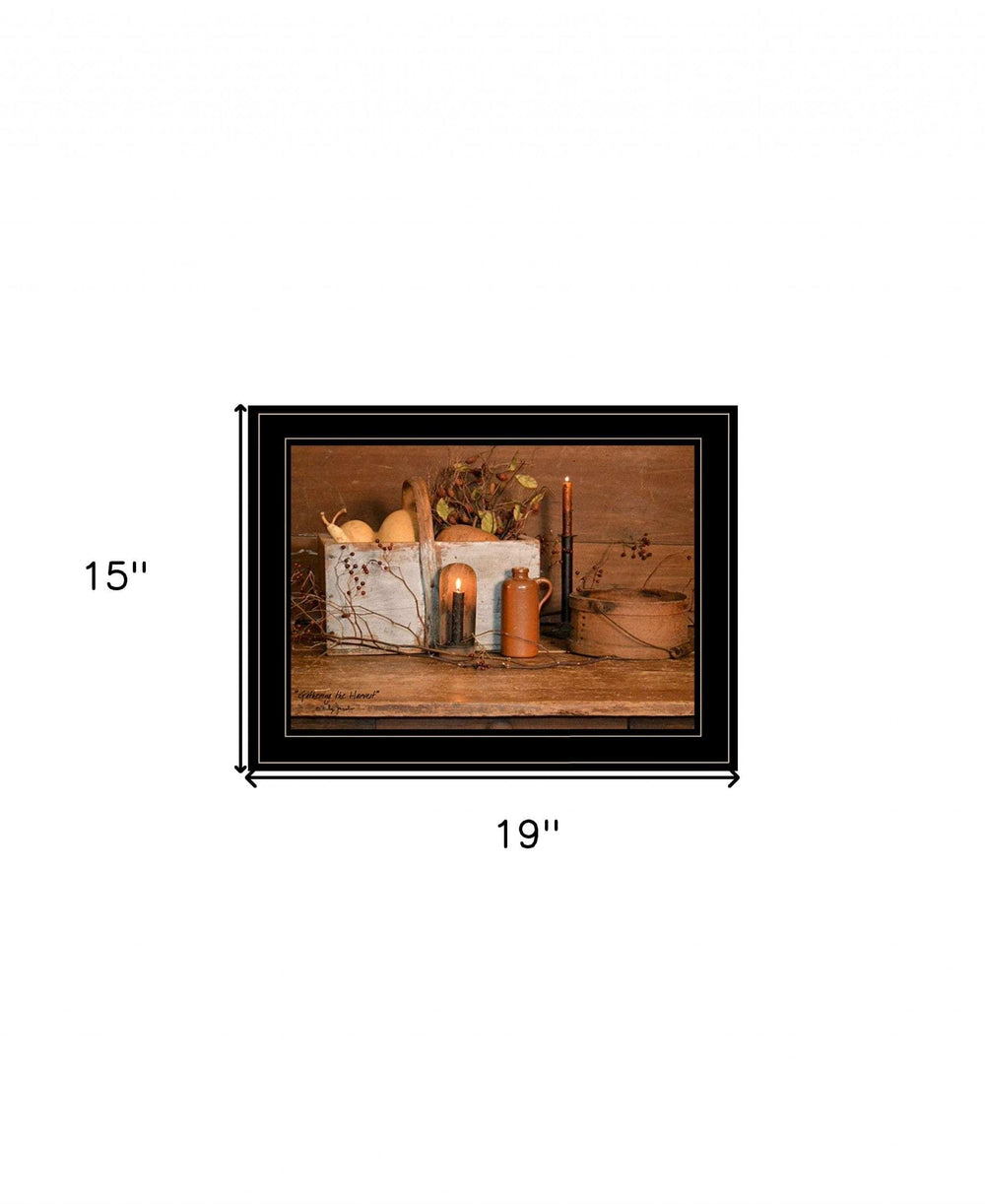 Gathering The Harvest 3 Black Framed Print Kitchen Wall Art - Homeroots - Flyclothing LLC