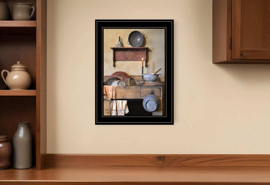 The Kitchen Sink 3 Black Framed Print Kitchen Wall Art - Homeroots - Flyclothing LLC
