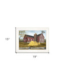 Farm Life 2 White Framed Print Wall Art - Homeroots - Flyclothing LLC