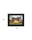 Farm Life 3 Black Framed Print Wall Art - Homeroots - Flyclothing LLC