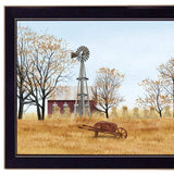 Autumn on the Farm Black Framed Print Wall Art - Homeroots - Flyclothing LLC