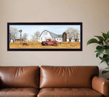Autumn on the Farm Black Framed Print Wall Art - Homeroots - Flyclothing LLC