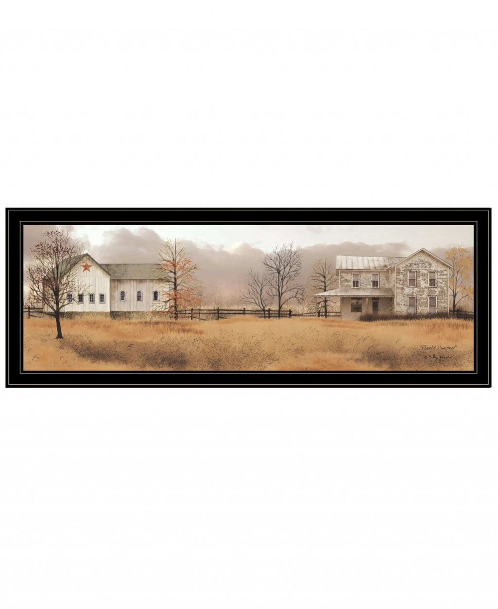 Peaceful Homestead 2 Black Framed Print Wall Art - Homeroots - Flyclothing LLC