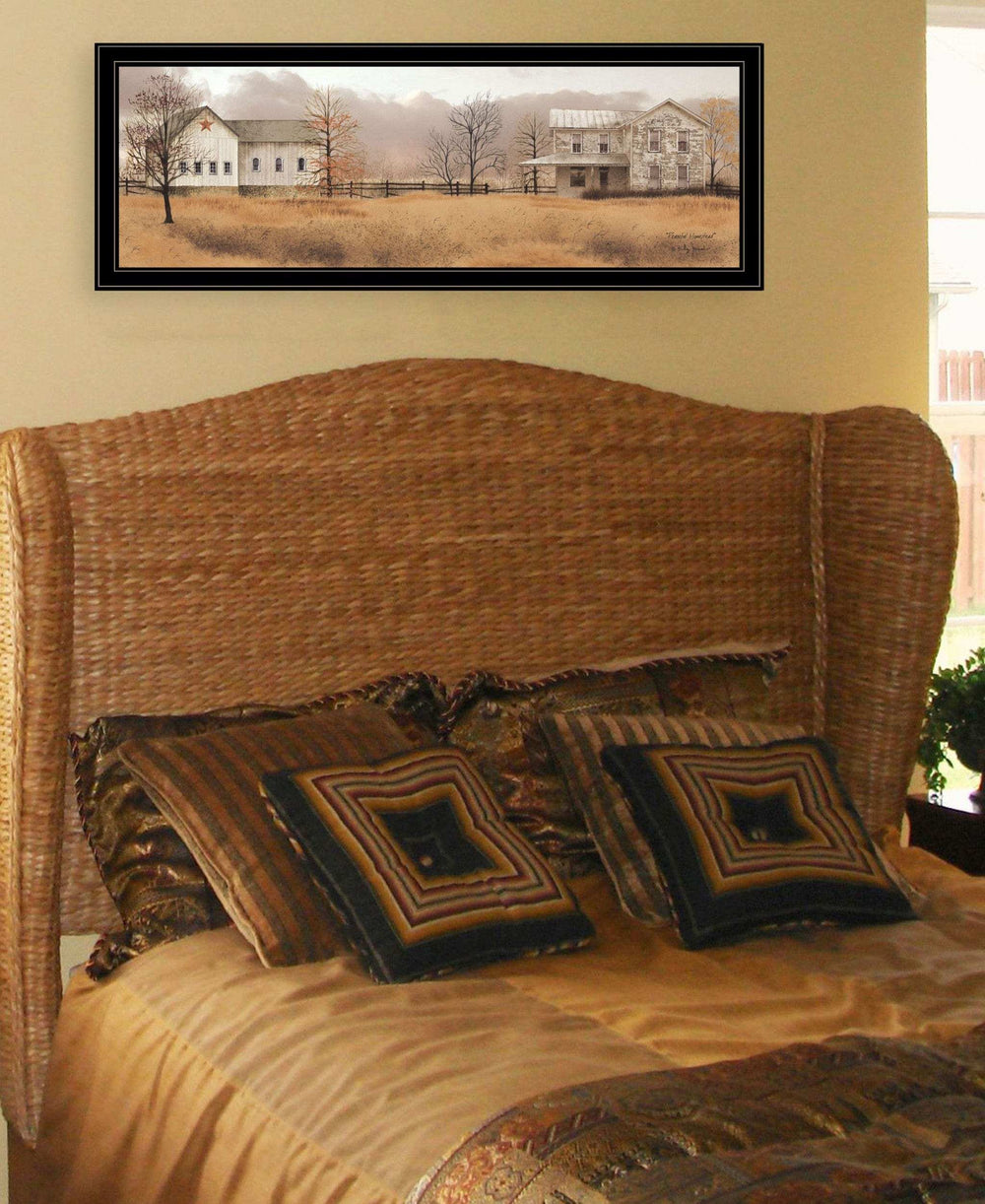 Peaceful Homestead 2 Black Framed Print Wall Art - Homeroots - Flyclothing LLC